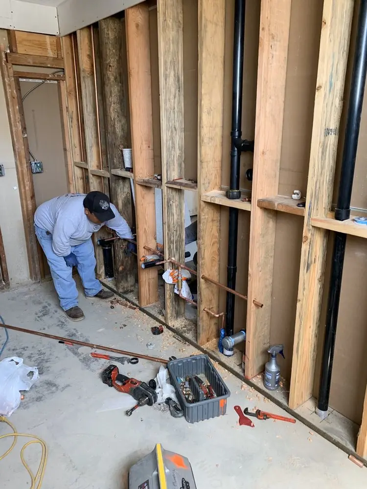 Commercial rough-in plumbing for Water Heater Replacement in Serena Park